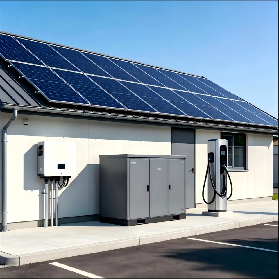 Sistema solar conectado a la red-de 5 kW