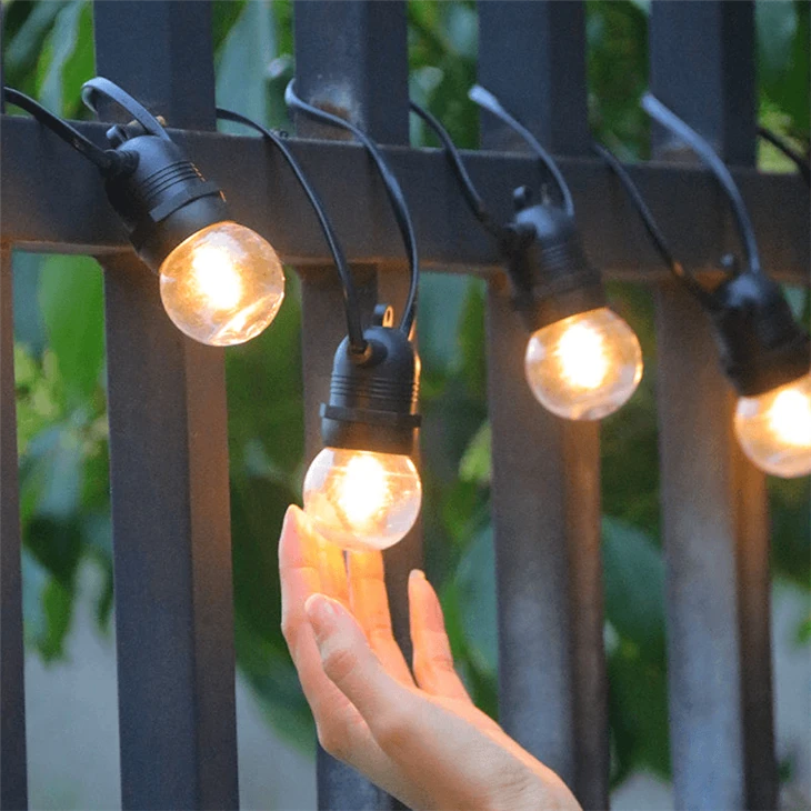 Luces de cadena solares impermeables